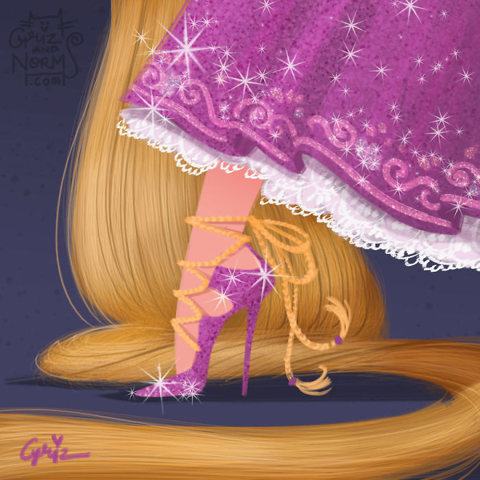 Scarpe firmate principesse Disney - Rapunzel - Jimmy Choo