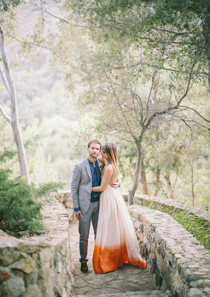 Abito da sposa Dip Dye