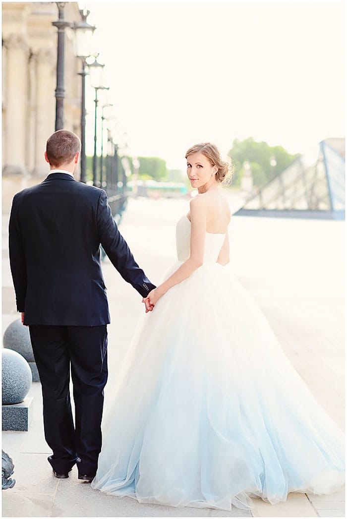 Abito da sposa Dip Dye
