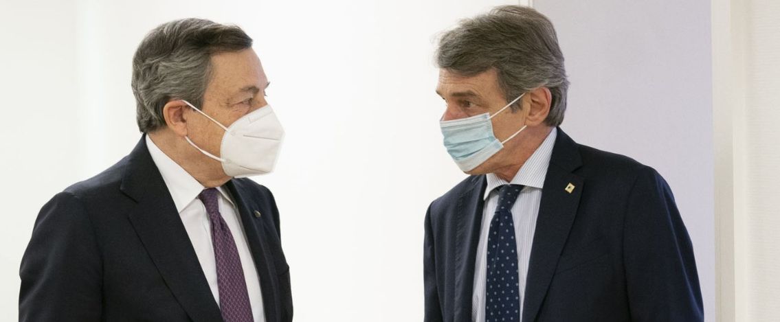 Morte David Sassoli, i messaggi di Mattarella e Draghi
