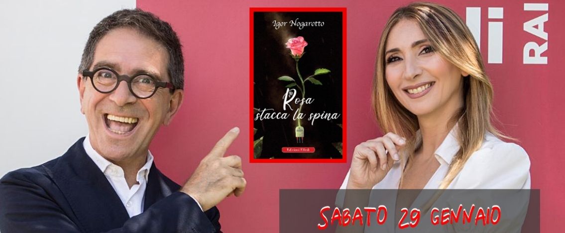 “Rosa stacca la spina” di Igor Nogarotto a Il caffè di Rai Uno di Pino Strabioli