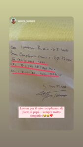 Stefano Tacconi, pubblicata la commovente lettera d'auguri al figlio Andrea in occasione del suo 27mo compleanno